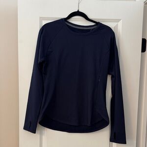 Baleaf Women's Dark Blue Cold Weather Long Sleeve Top